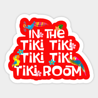 Tiki Room Sticker